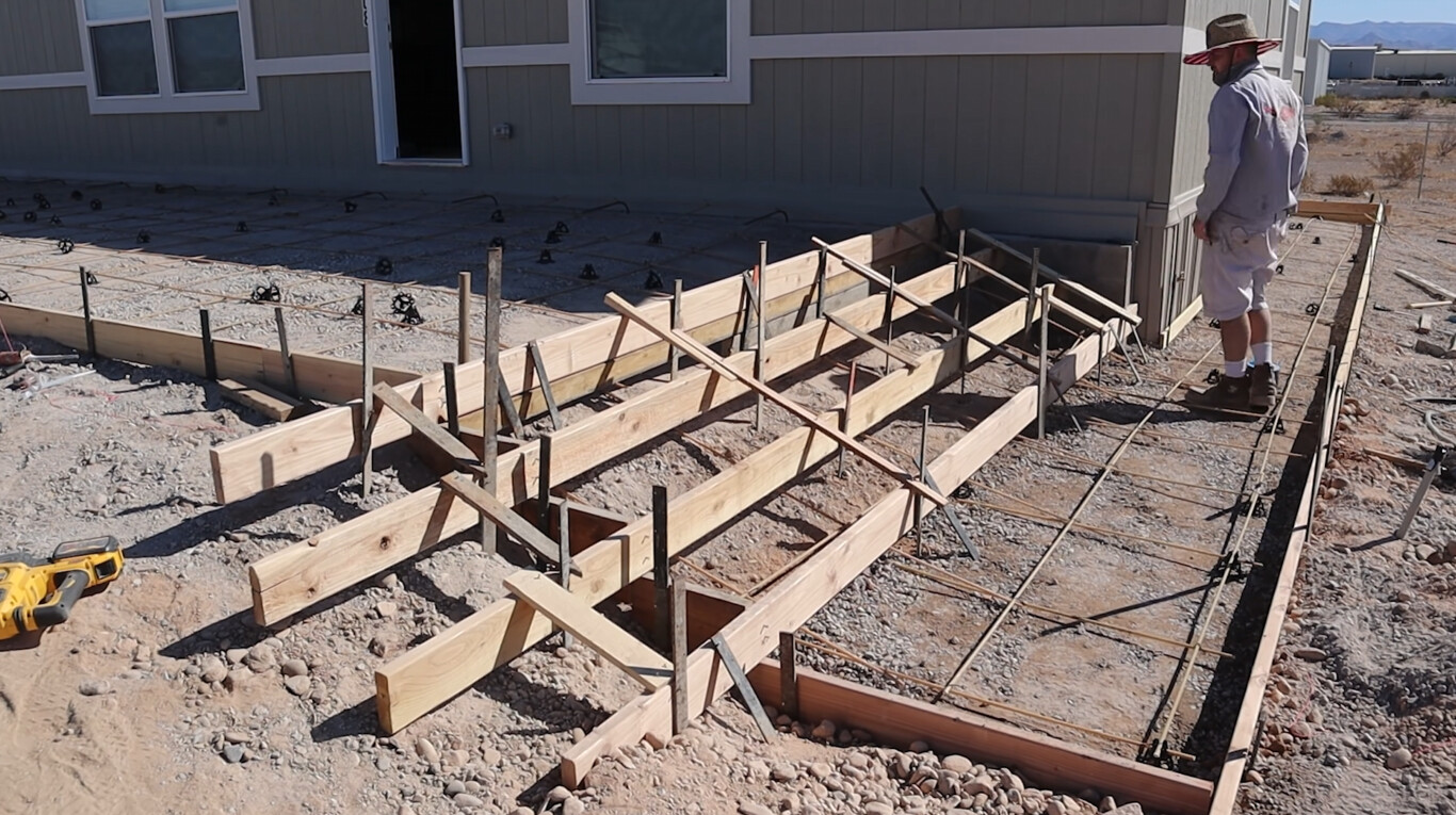 Foundation formwork and concrete footing preparation by expert contractors